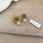 Silver Needle-Golden-Brown (Real Gold Plating)