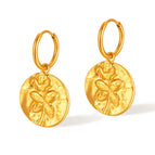 Ge915-steel Stud Earrings