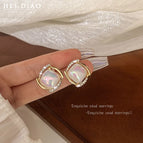 Mermaid Pearl Stud Earrings