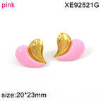 23 * 20mm / Pink / 1 Pair/Package