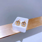 White Zirconium Letter D