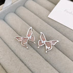 41#Silver Needle-Pink (Oil Drop Butterfly)