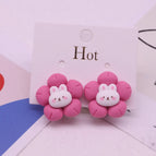Rose Red Flower Rabbit