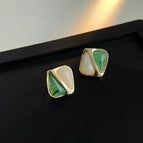 Vintage Green Square Color Block