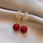 22# Micro Inlaid Pearls Ear Studs