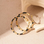 45# Silver Needle-Gold/1.3*1.1cm-Black-Leopard