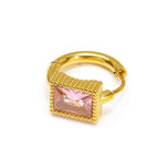 Golden Rectangle Pink Diamond