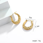 One Size / Gold / Concave and Convex