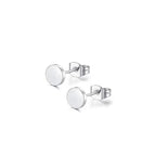 Silver / 4mm Pair
