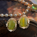 Olive Green Cat Eye