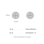 (1 Piece) B09206b # Platinum # Thickness 0.8, Length 6 / Medical Titanium Steel Real Gold Thick Plating Is Not Allergic