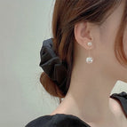 30# White Pearl Eardrops 5cm