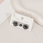 Flower 4 Black