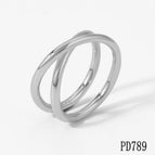 6 / Cross Silver Ring PD789