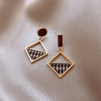 8# Asymmetric Geometric Earrings