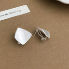 Silver Brushed Irregular/Silver Needle