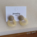 Gray Ear Studs