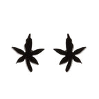 Black printed with maple leaf