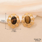 Hollow Oval / 3.0*3.4CM