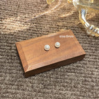 1# Pearl Stud Earrings-6mm