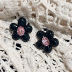 Black 925 Silver Needle