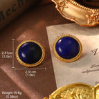 round Dark Blue / 2.51*2.51CM