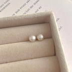 Small Pearl Stud Earrings