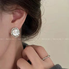 66# Special-Shaped Pearl Silver Edge