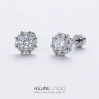 (1 Piece) B09208b # Platinum # Thickness 0.8, Length 6 / Medical Titanium Steel Real Gold Thick Plating Is Not Allergic