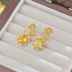 Round Golden Zircon Butterfly Mosquito Coil