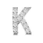 Letter Earrings K (Single Piece)