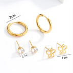 One Size / Gold / Butterfly