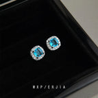 Square Zircon [Earrings]