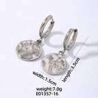 White K-Core-Steel round Buckle