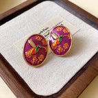 33#Steel Needle-Purple (Flowers and Birds)