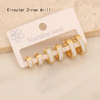 One Size / 9#2 Gang Drill round Gold