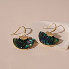 88# Ear Hook-Golden-Green