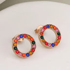 Ornamental stone / Rose Gold / 1 Pair/Package