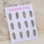 Leaf ED78 / Silver / 6 Pairs/Card