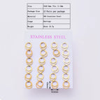 10x8.5mm / Oval / 12 Pairs/Package
