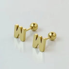 Gold / Letter W