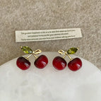 Cherry-shaped earrings
