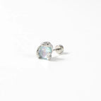 3#Colorful White (Finished Product One Piece) / F136 Titanium Alloy Rod (0.8mm Thick*6mm Long)