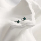 Green Little Stars/1 Pair