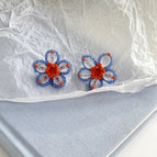 Blue Flower Crystal Needle