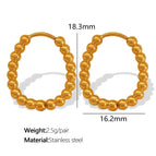 Eh273 Gold Earrings