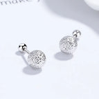 White Gold Color Large / 925 silver