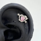 A1009 One Arrow Pink through the Heart