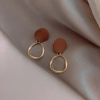 20# Circle Ear Studs-E0199 Silver Needle