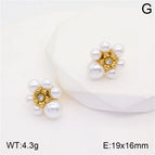 19*16mm / Gold / 1 Pair/Package